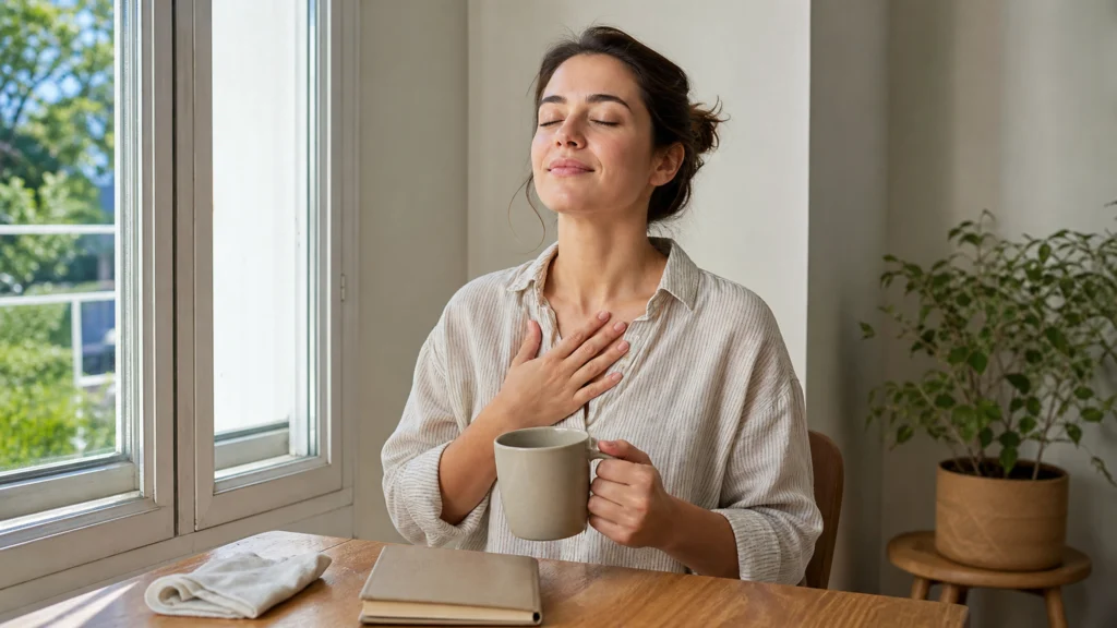Illustration éditoriale pour l’article « Comment apaiser votre peur d'avoir un cancer et vivre sereinement »