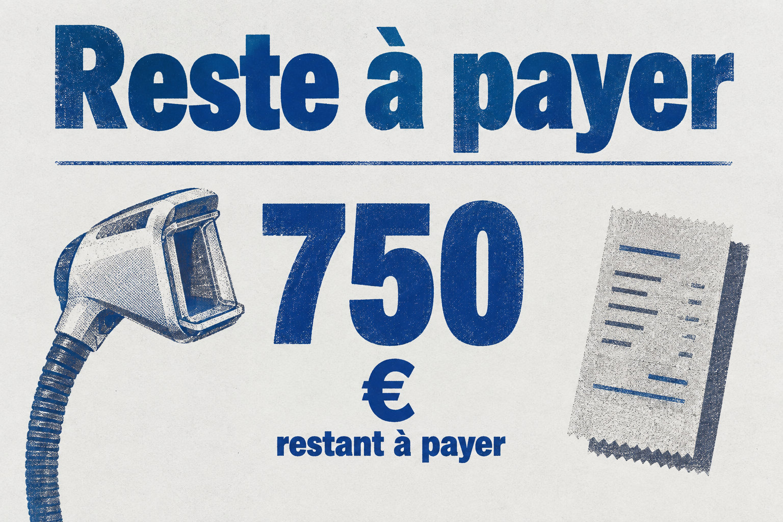 Après 50 € remboursés sur une séance à 800 €, il reste 750 € à payer.